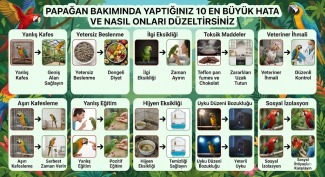 Papağan Bakımında Yaptığınız 10 En Büyük Hata ve Nasıl Onları Düzeltirsiniz