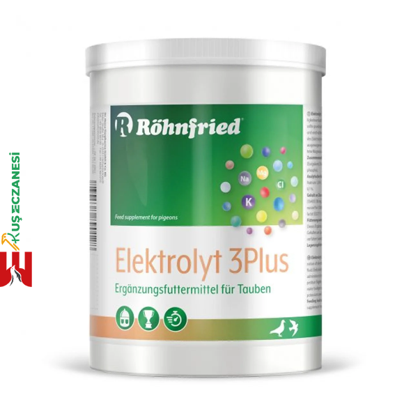 Röhnfried Elektrolyt 3Plus Kombin Elektrolit Karışımı 600 Gram - Almanya dan İthal Üründür